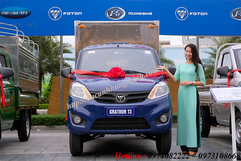 Xe tải thùng Trường Giang Foton 1.2L 2018