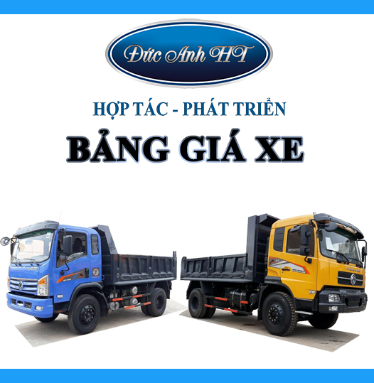 Bảng giá xe tải ben Trường Giang Đông Phong 03/2019