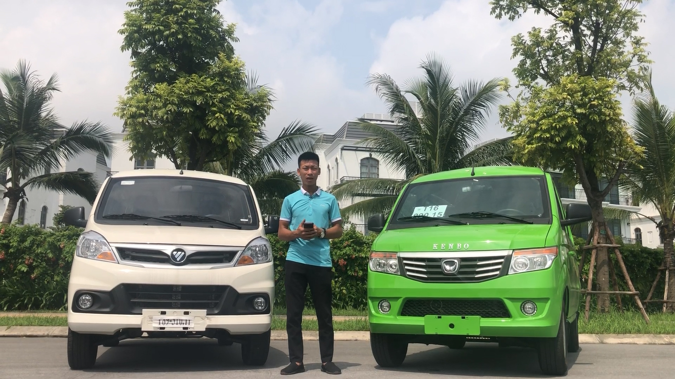 Xe Van 2 chỗ - Chọn Foton Gratour V5 2019 hay Kenbo Van 2019