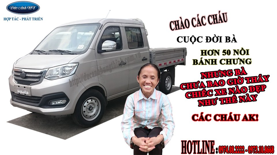 Trường Giang T3 Cabin Kép giá 230 triệu - Xe tải siêu HÓT