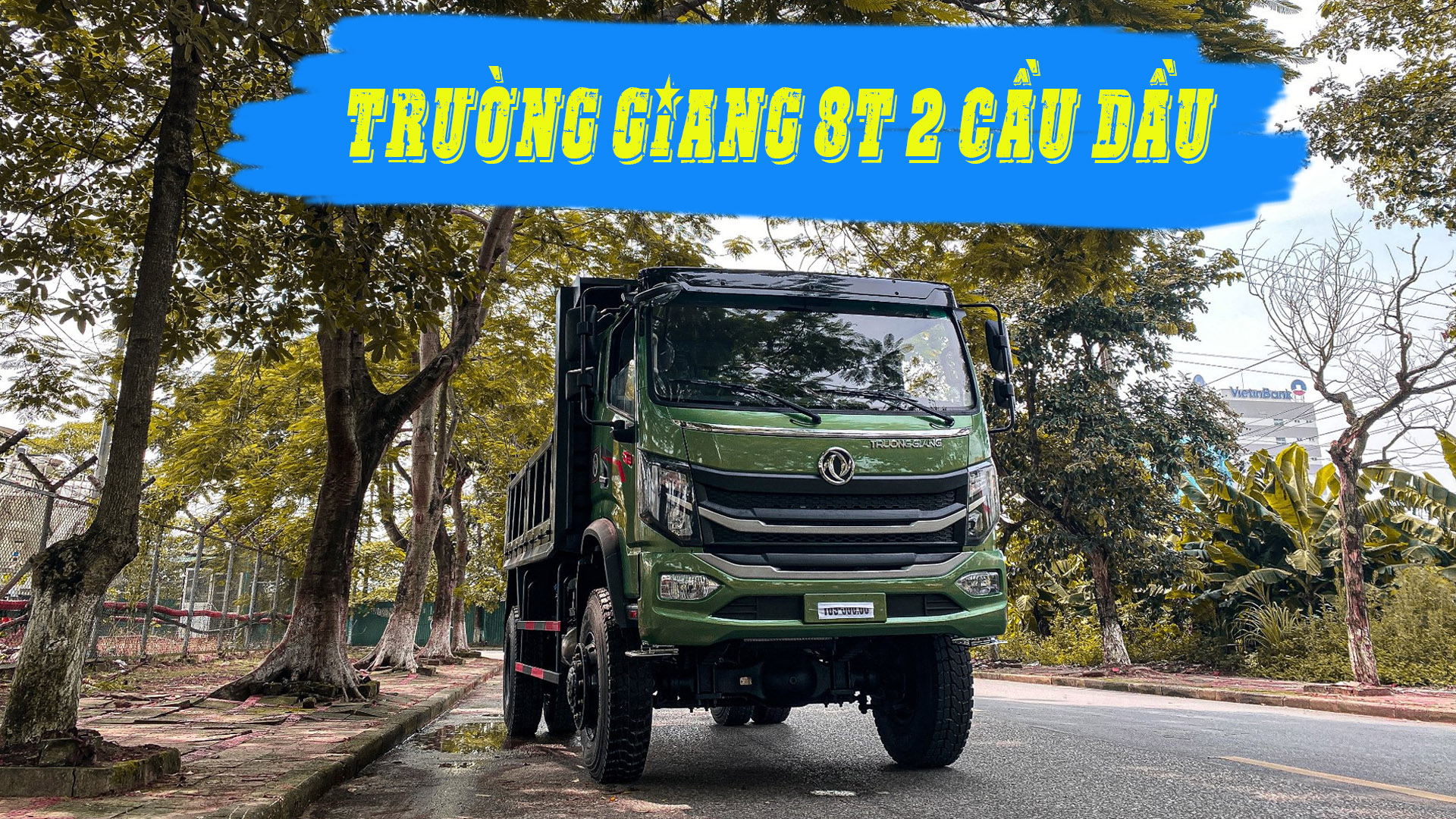 Chi Tiết Xe Ben Trường Giang 8 Tấn 2 Cầu Dầu