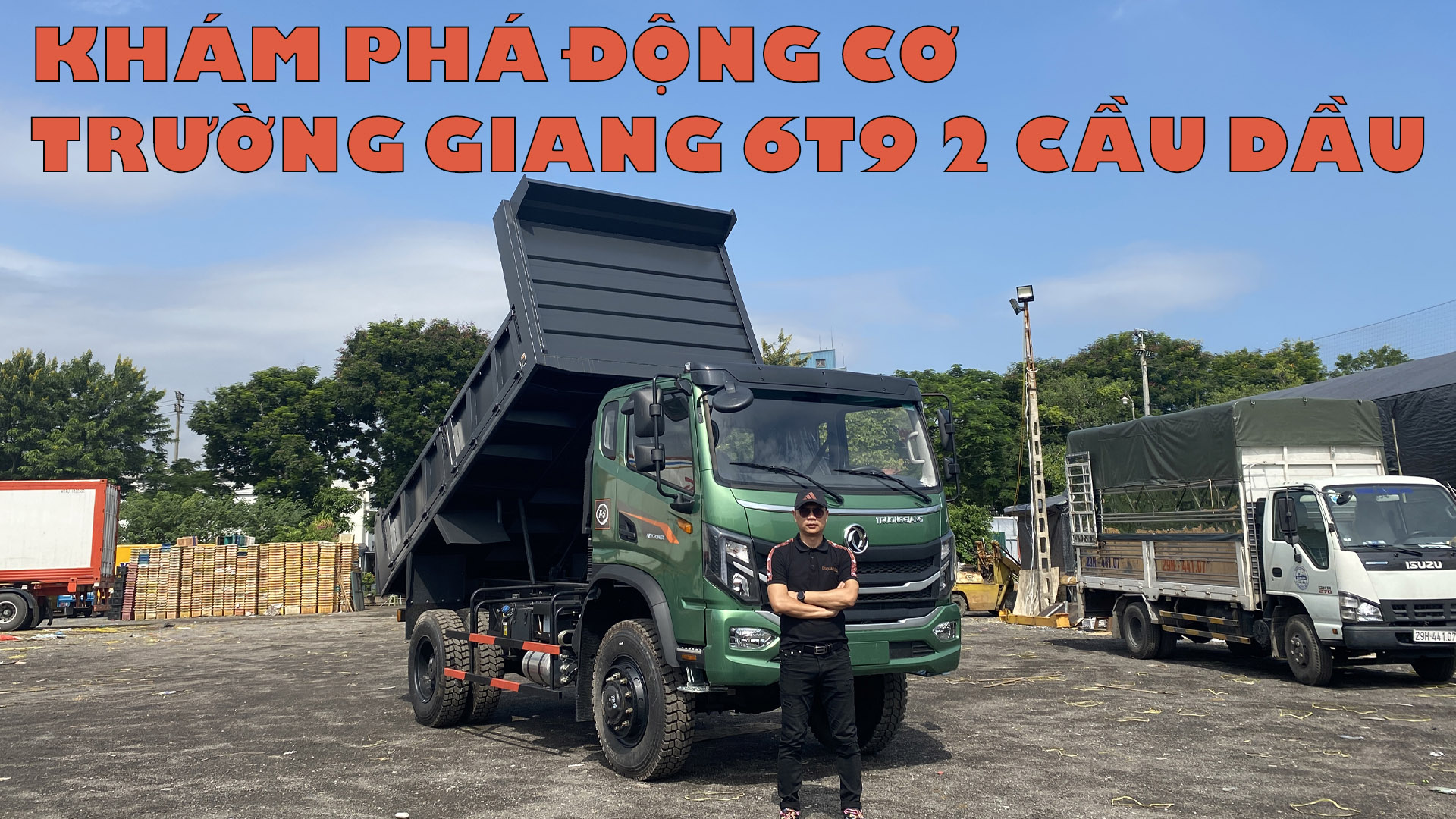 Khám phá chi tiết động cơ xe ben Trường Giang 6,9 tấn 2 cầu