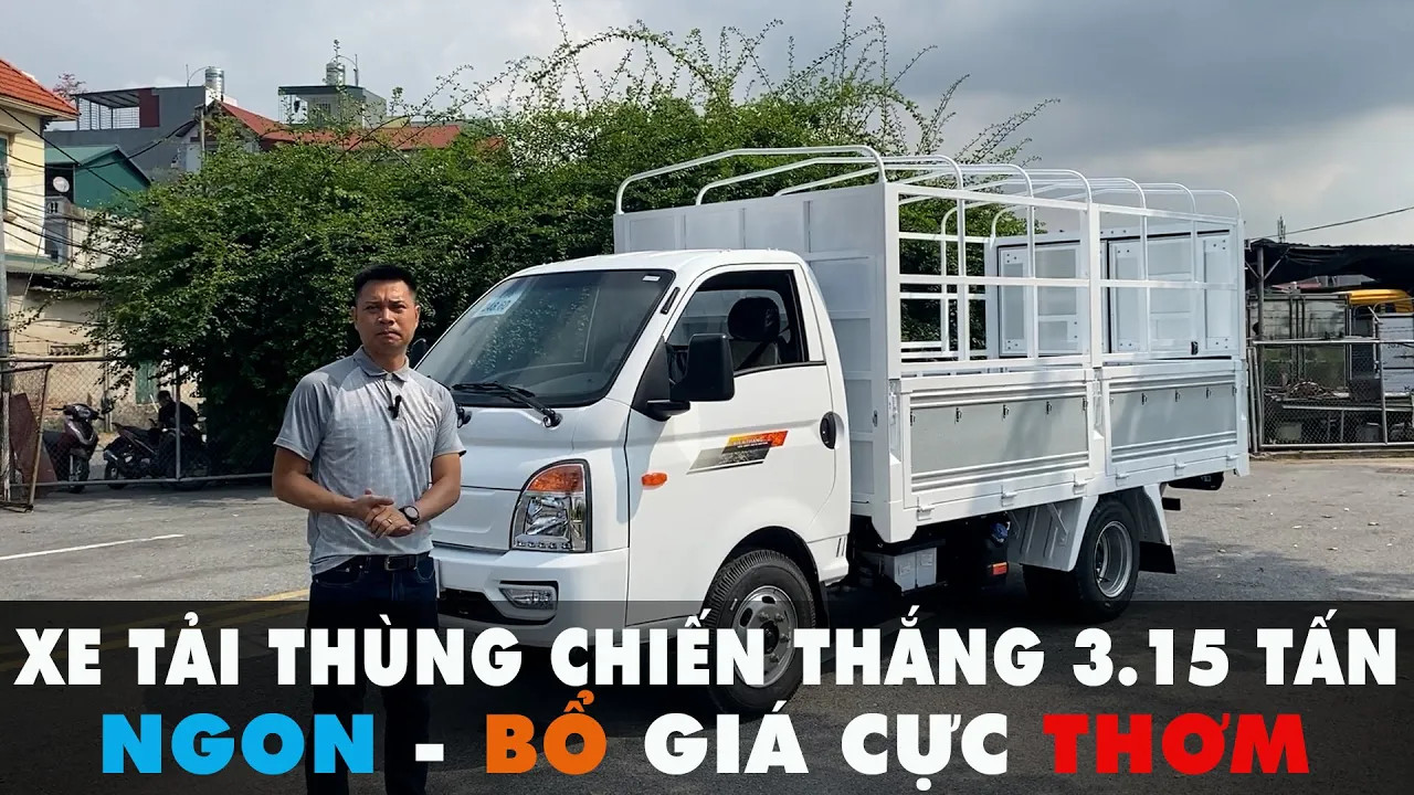 Đánh giá xe tải thùng Chiến Thắng 3.15 tấn