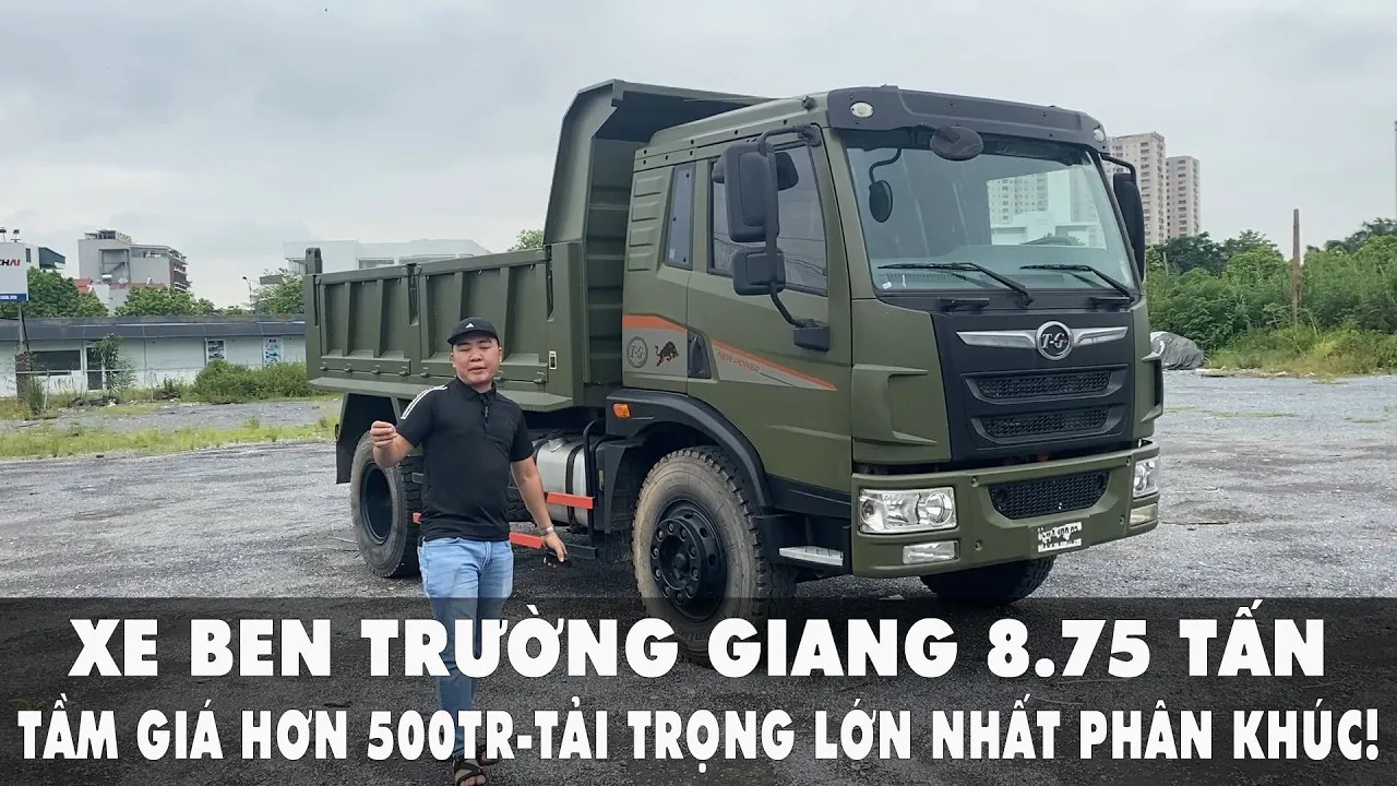 Nhìn lại xe ben Trường Giang FAW 8.75 tấn