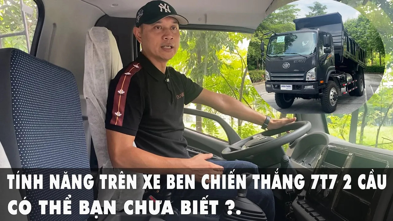 Hướng dẫn sử dụng xe ben Chiến Thắng 7.7 tấn 2 cầu dầu.