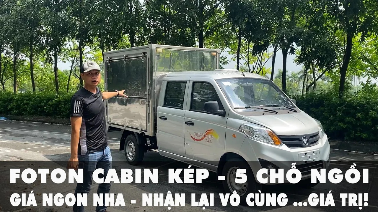 Xe tải Foton Cabin Kép 5 chỗ ngồi