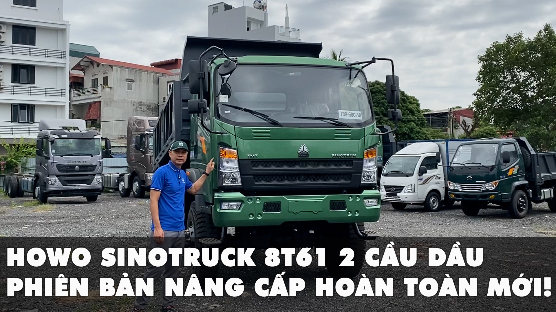 Xe ben Howo Sinotruk 8.61 tấn 2 cầu dầu