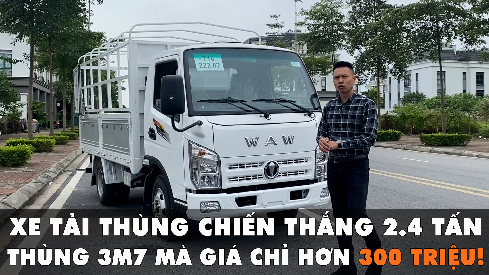 Xe tải thùng Chiến Thắng WAW 2.4 tấn