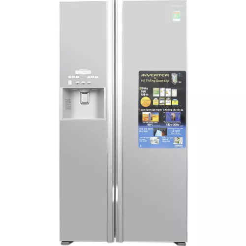 Tủ lạnh SBS Hitachi R-FS800GPGV2 (GS) - 605 Lít