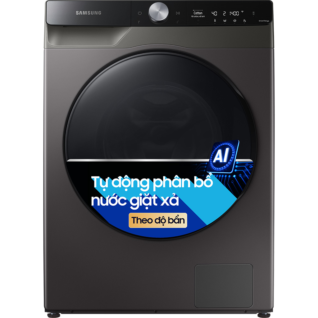 Máy giặt sấy Samsung AI Inverter 14kg WD14TP44DSB/SV