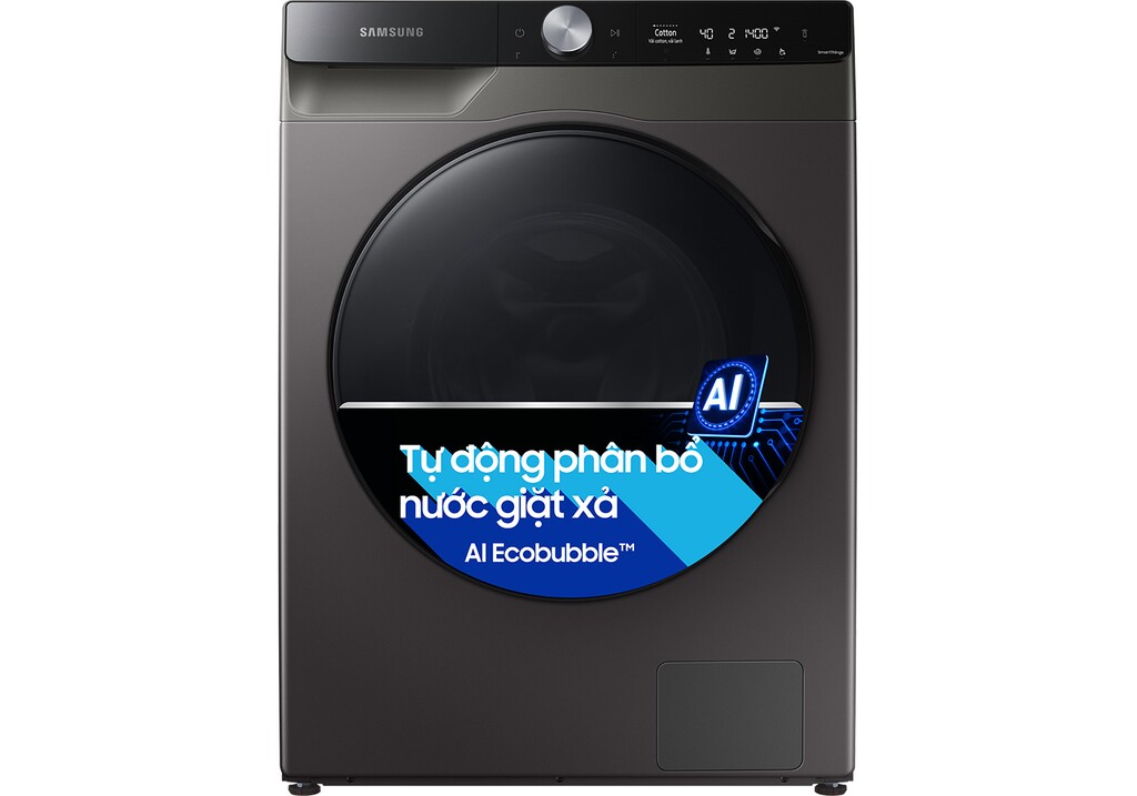 Máy giặt sấy Samsung AI Ecobubble Inverter giặt 11 kg - sấy 7 kg WD11T734DBX/SV