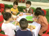 Tiệc Buffet trẻ mẫu giáo 3-4 tuổi năm học 2023-2024