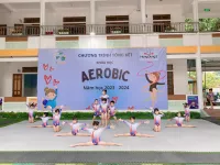 Ngày hội Aerobic của các bé Trường MN Hưng Dũng 2 NH 2023-2024