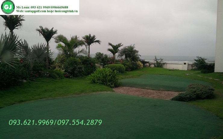 THI CÔNG CẢNH QUAN SÂN VƯỜN CÓ MINI PUTTING GREEN