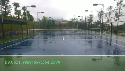 THI CÔNG SÂN TENNIS NGHI SƠN THANH HOÁ