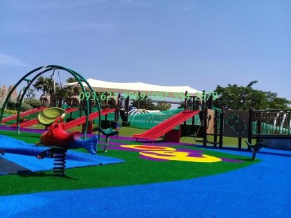 CỎ NHÂN TẠO NHIỀU MÀU KHU CÔNG VIÊN 5