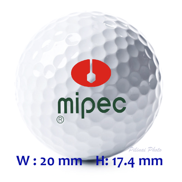 BÓNG GOLF 2 LỚP IN LOGO