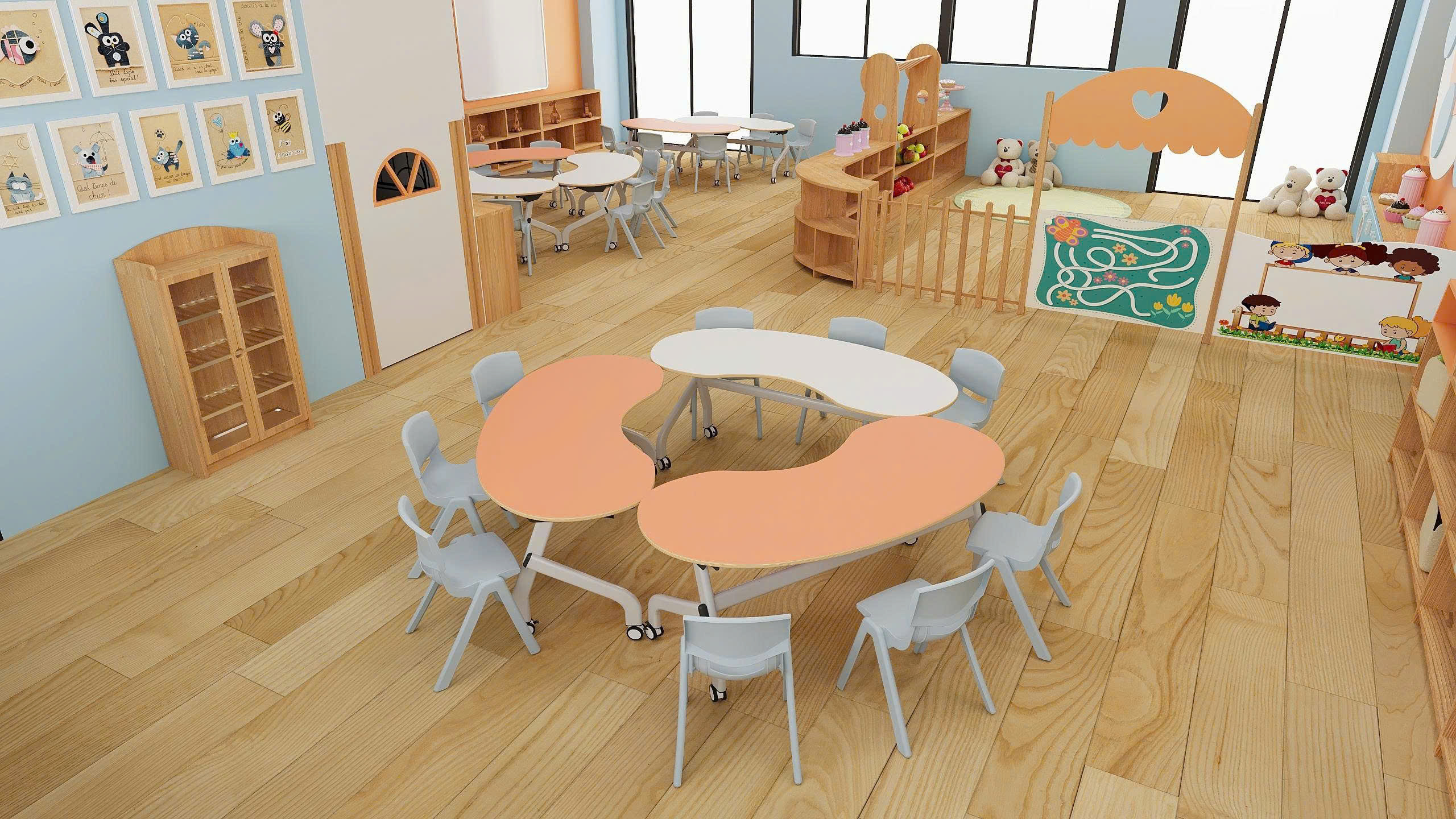 Bàn ghế mầm non