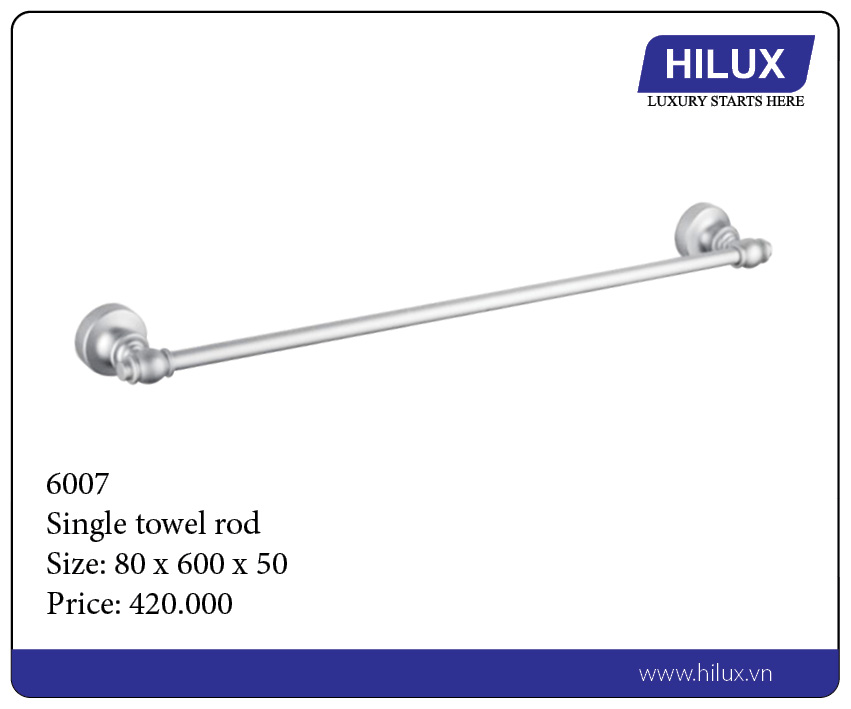 Single Towel Rod - 6007