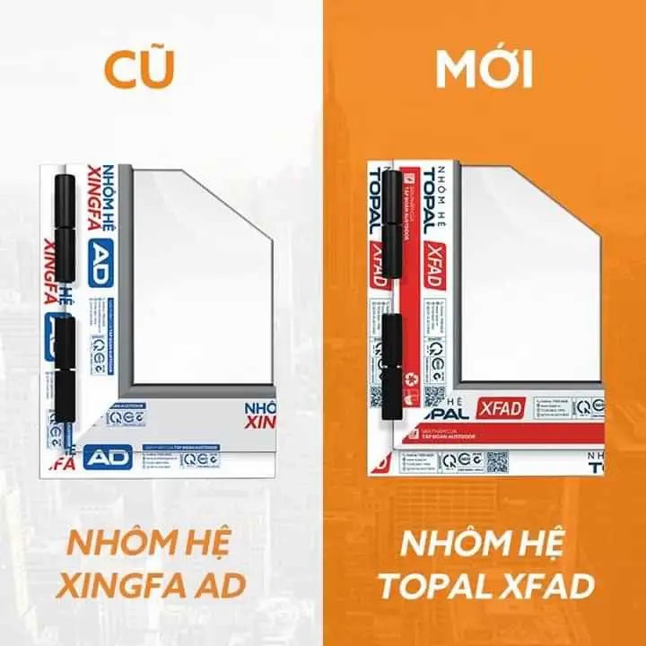 cửa nhôm topal tại vinh nghệ an