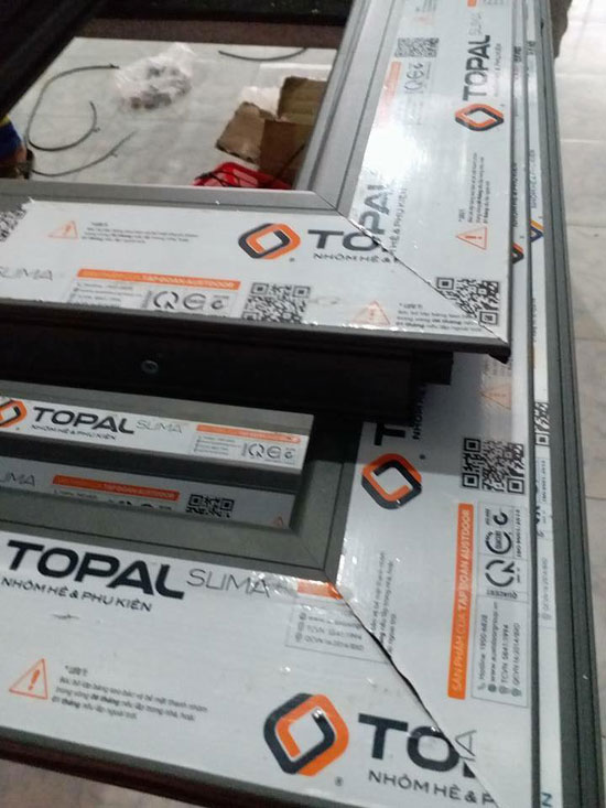 cửa nhôm topal tại vinh nghệ an