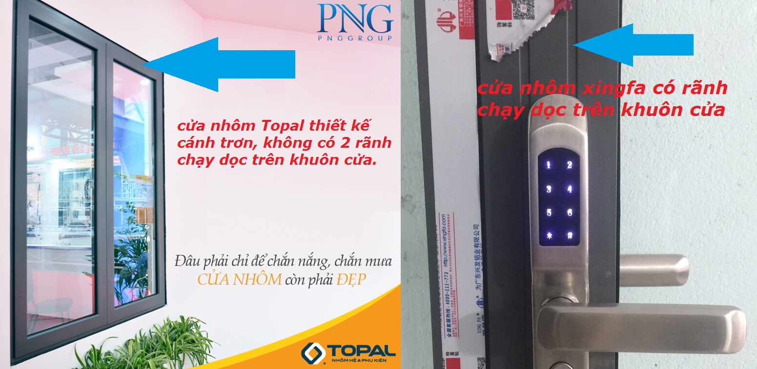 cửa nhôm topal tại Vinh, Nghệ An