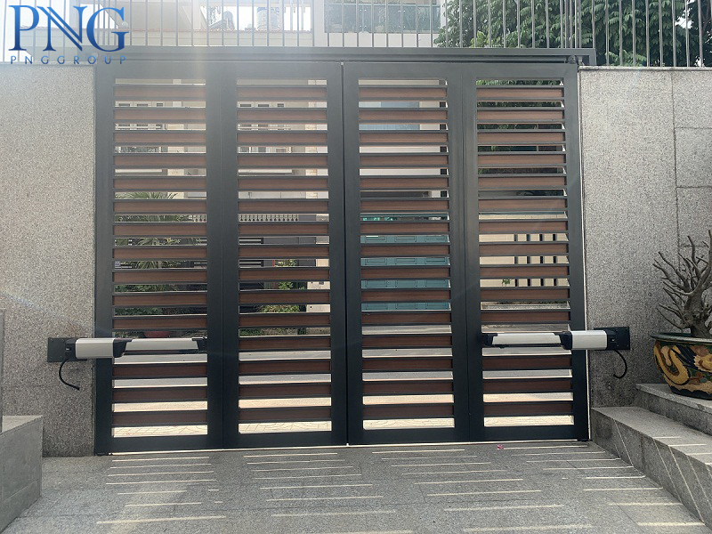 Cổng tự động mở tay đòn tại vinh nhệ an