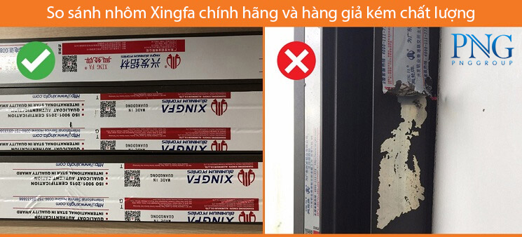 cửa nhôm xingfa tại vinh