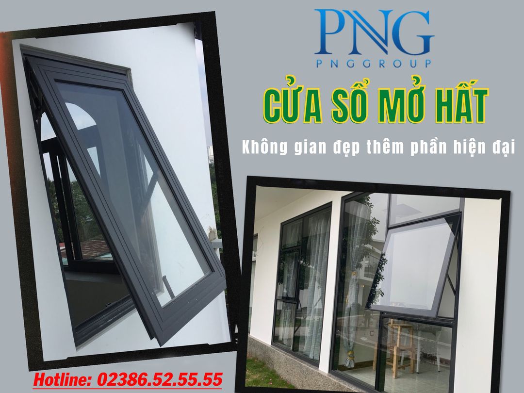 Cửa sổ mở hất tại Vinh