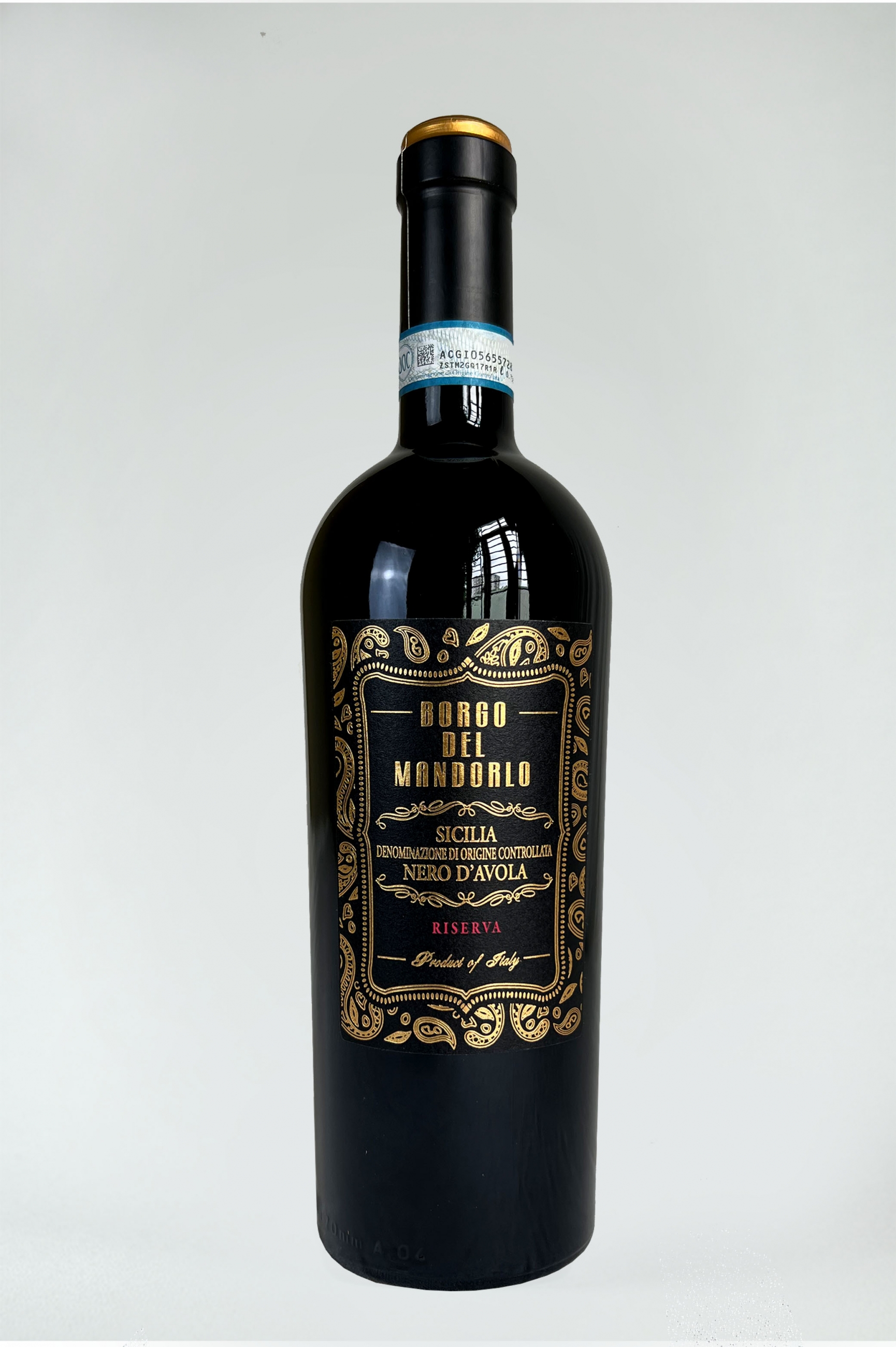 Rượu vang BORGO DEL MANDORLO Sicilia Nero d’Avola Riserva – 14%