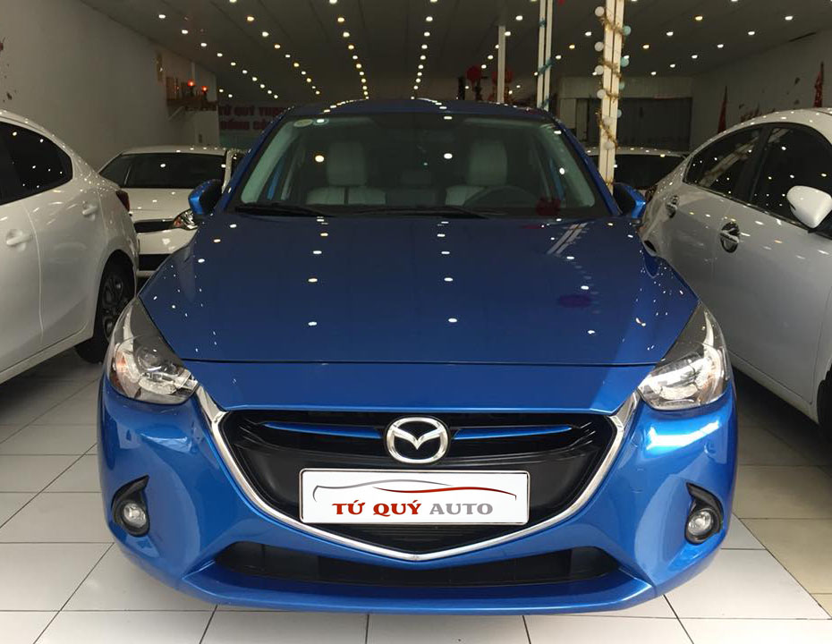 Xe Mazda 2 Hatchback 1.5 AT 2015 - Xanh