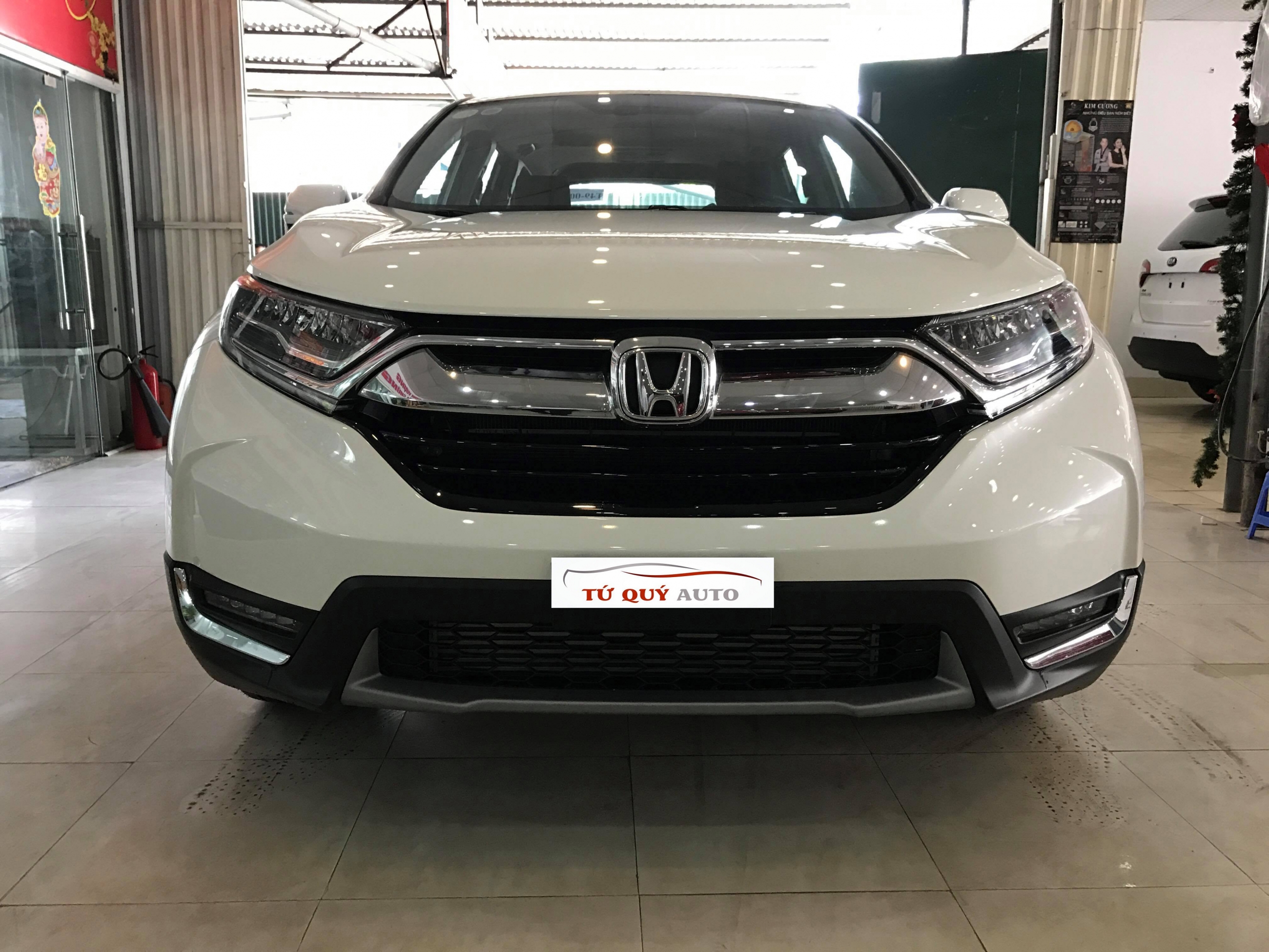 Xe Honda CR V L 1.5AT 2017 ĐK 2018 - Trắng