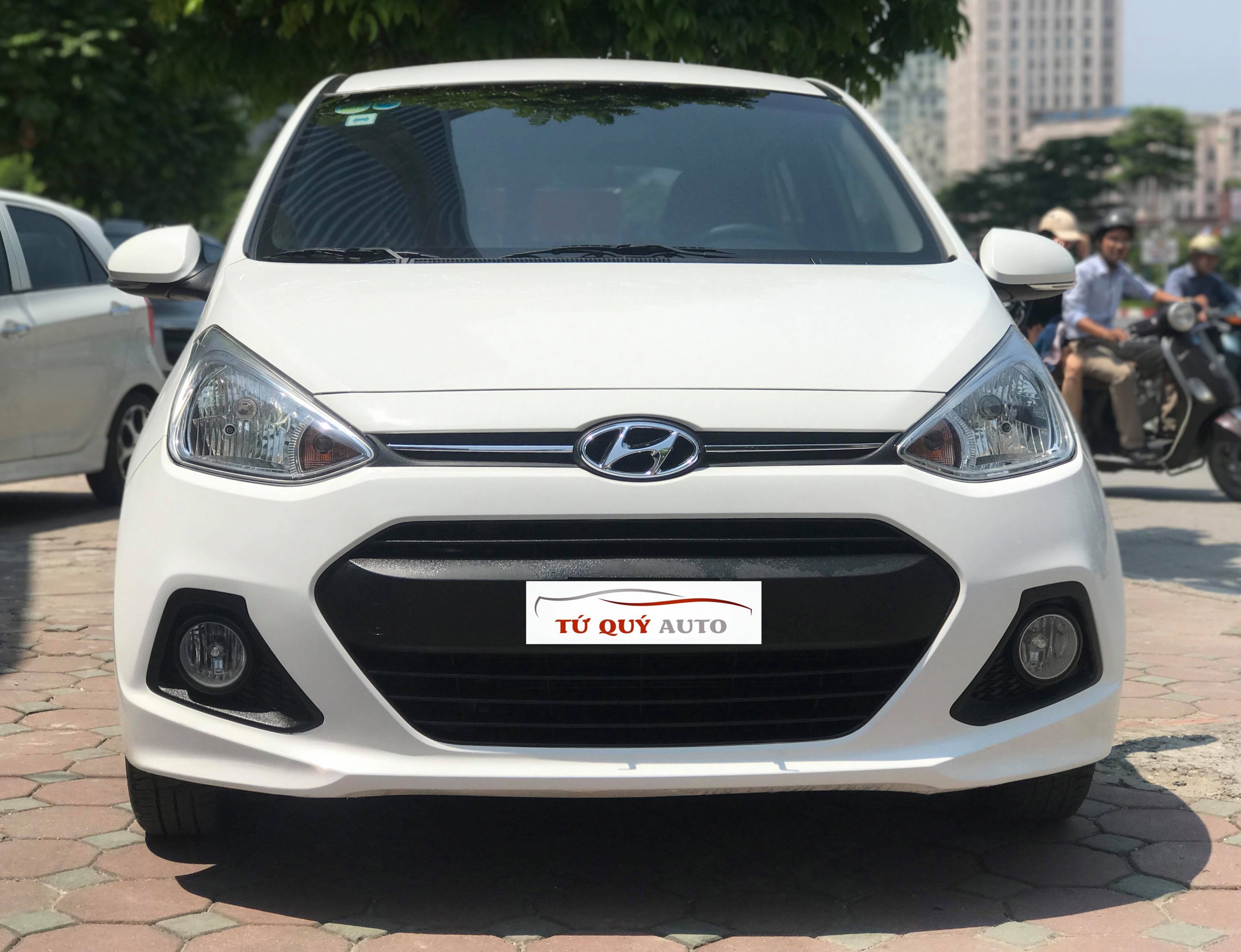 Xe Hyundai i10 Hatchback 1.0AT 2016 ĐK 2017 - Trắng