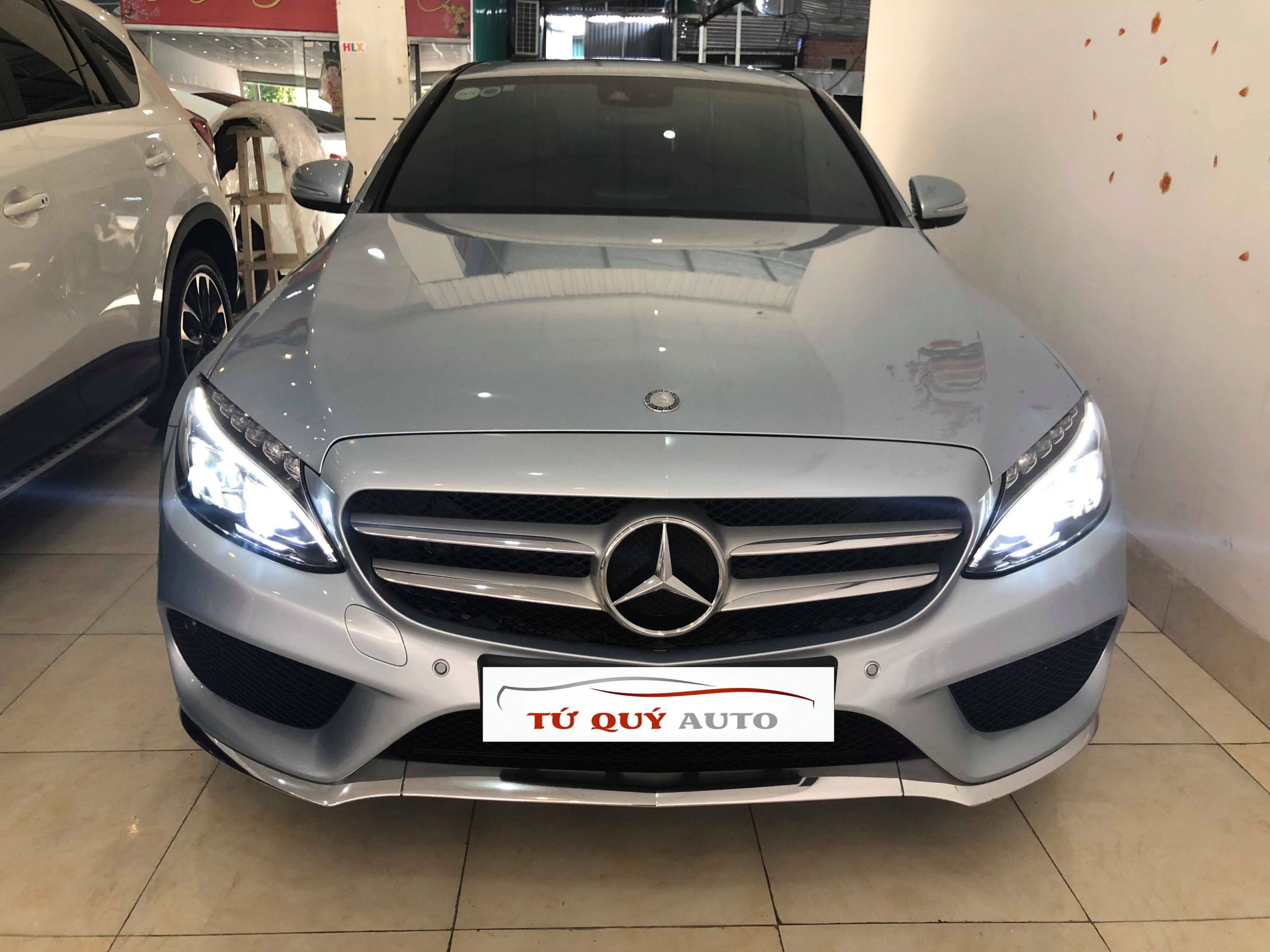 Xe Mercedes Benz C class C250 AMG 2015 - Bạc xanh