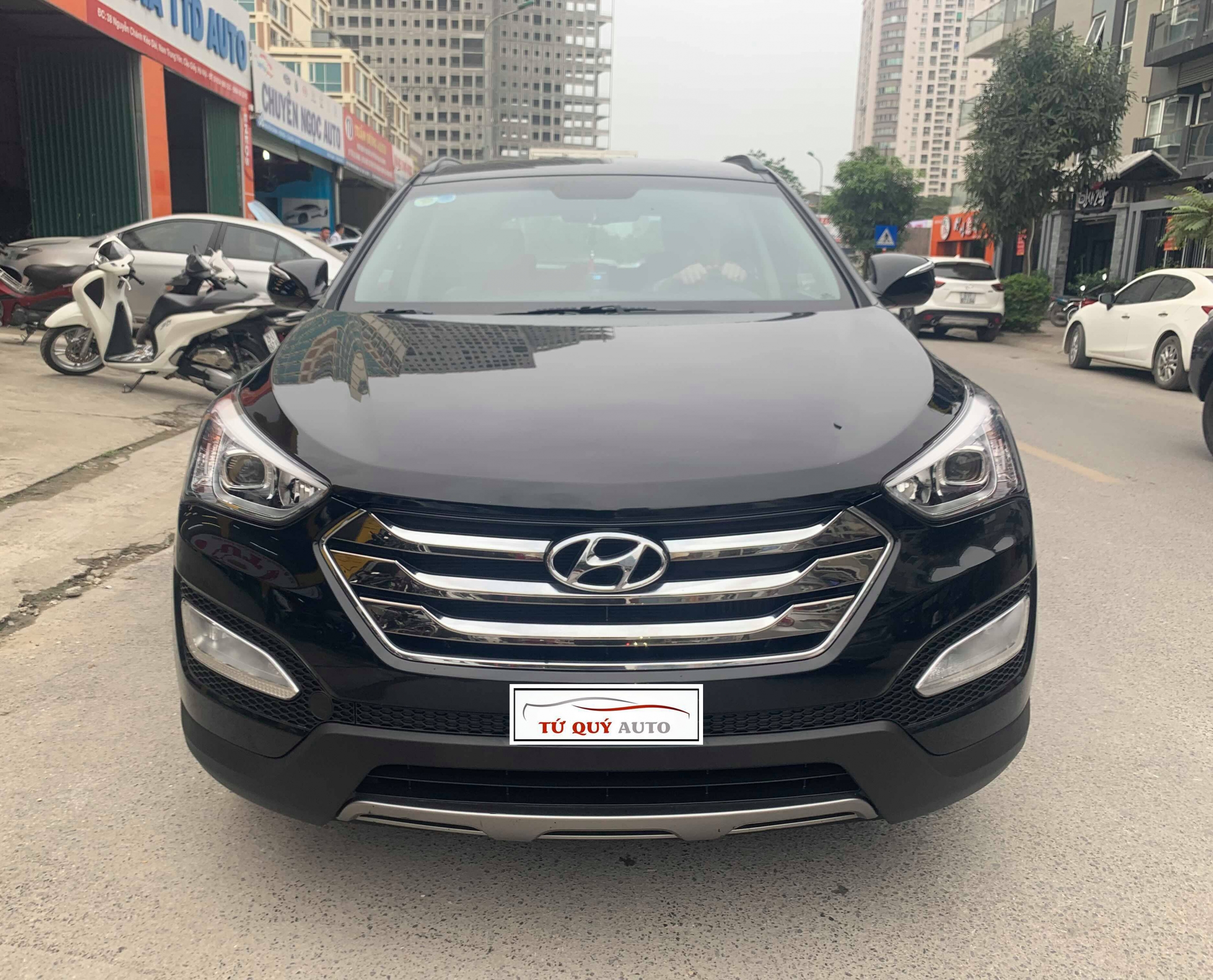 Xe Hyundai Santa Fe CRDi 2.2AT 2012 - Đen