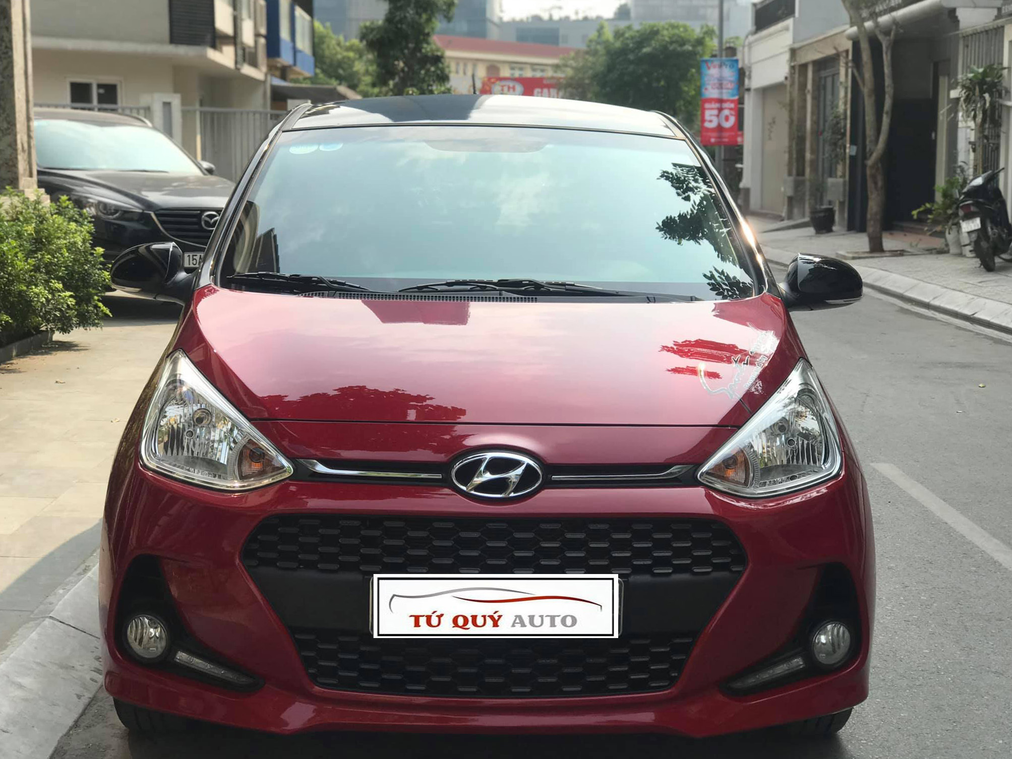 Xe Hyundai i10 Hatchback 1.0AT 2017 - Đỏ