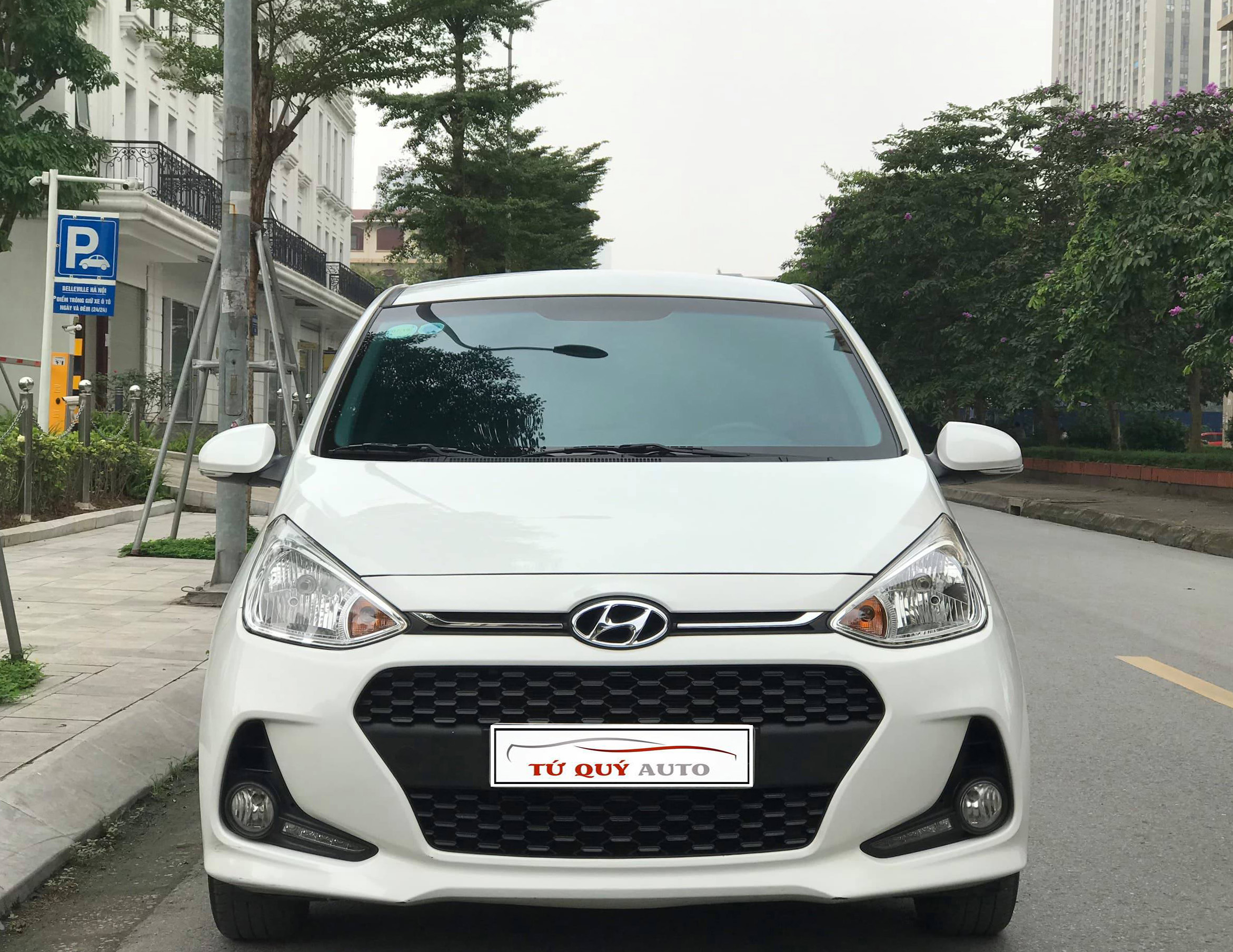 Xe Hyundai i10 HB 1.2AT 2017 - Trắng