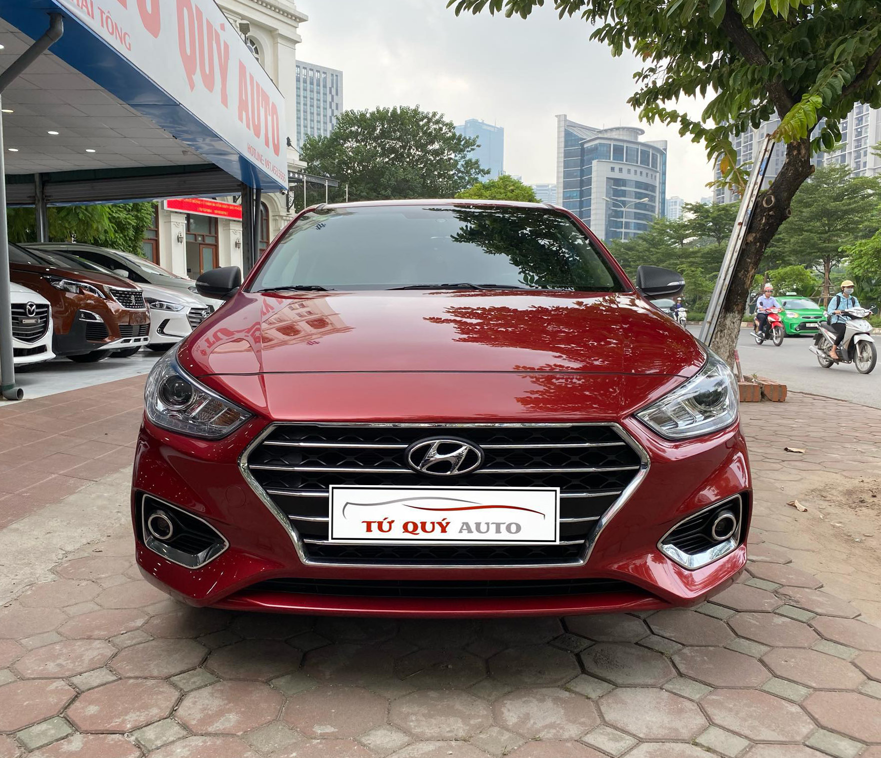 Xe Hyundai Accent 1.4AT 2018 - Đỏ