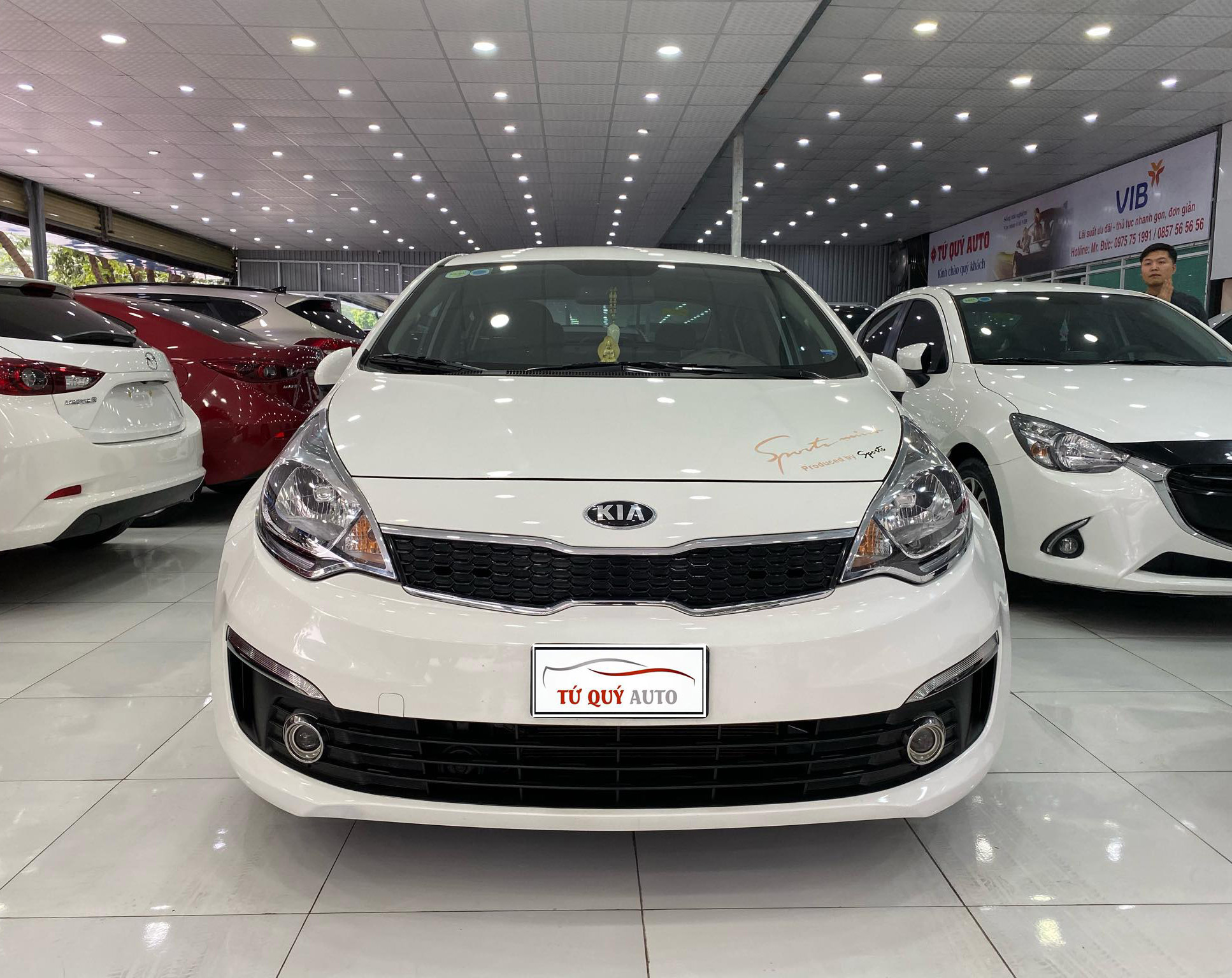 Xe Kia Rio Sedan 1.4AT 2016 - Trắng