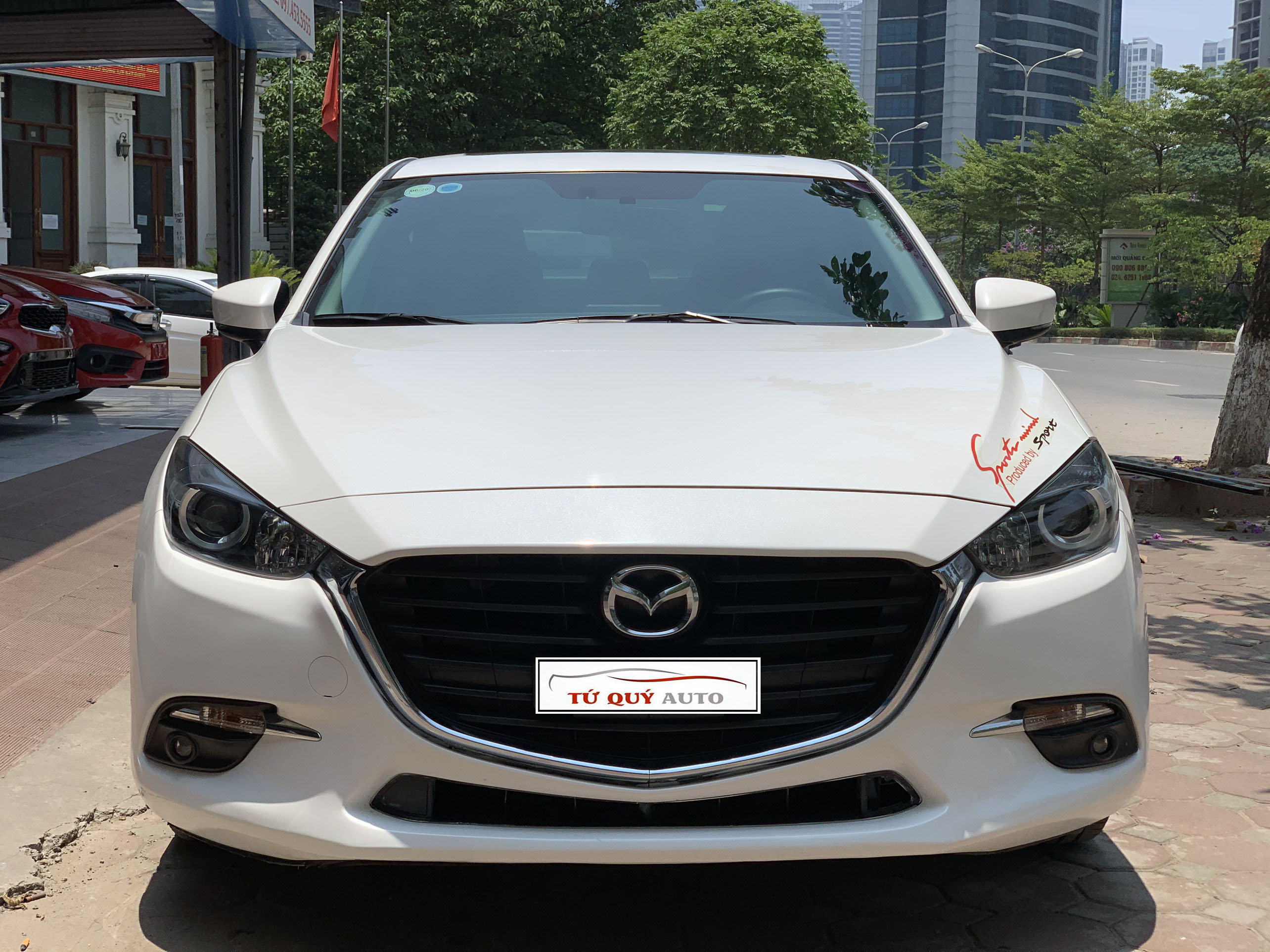 Xe Mazda 3 1.5AT 2017 - Trắng Facelift