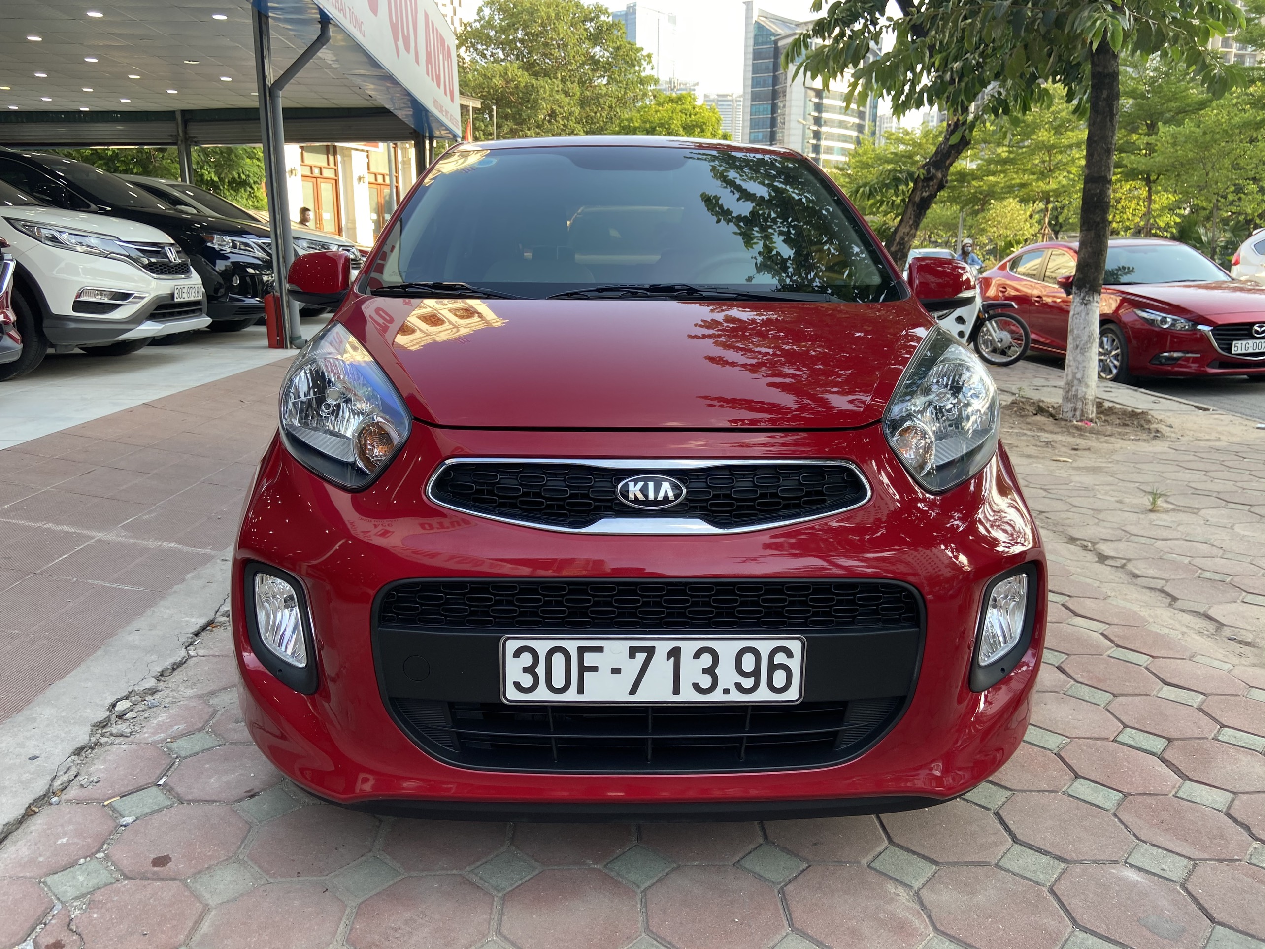 Xe Kia Morning 1.25AT Deluxe 2019 - Đỏ