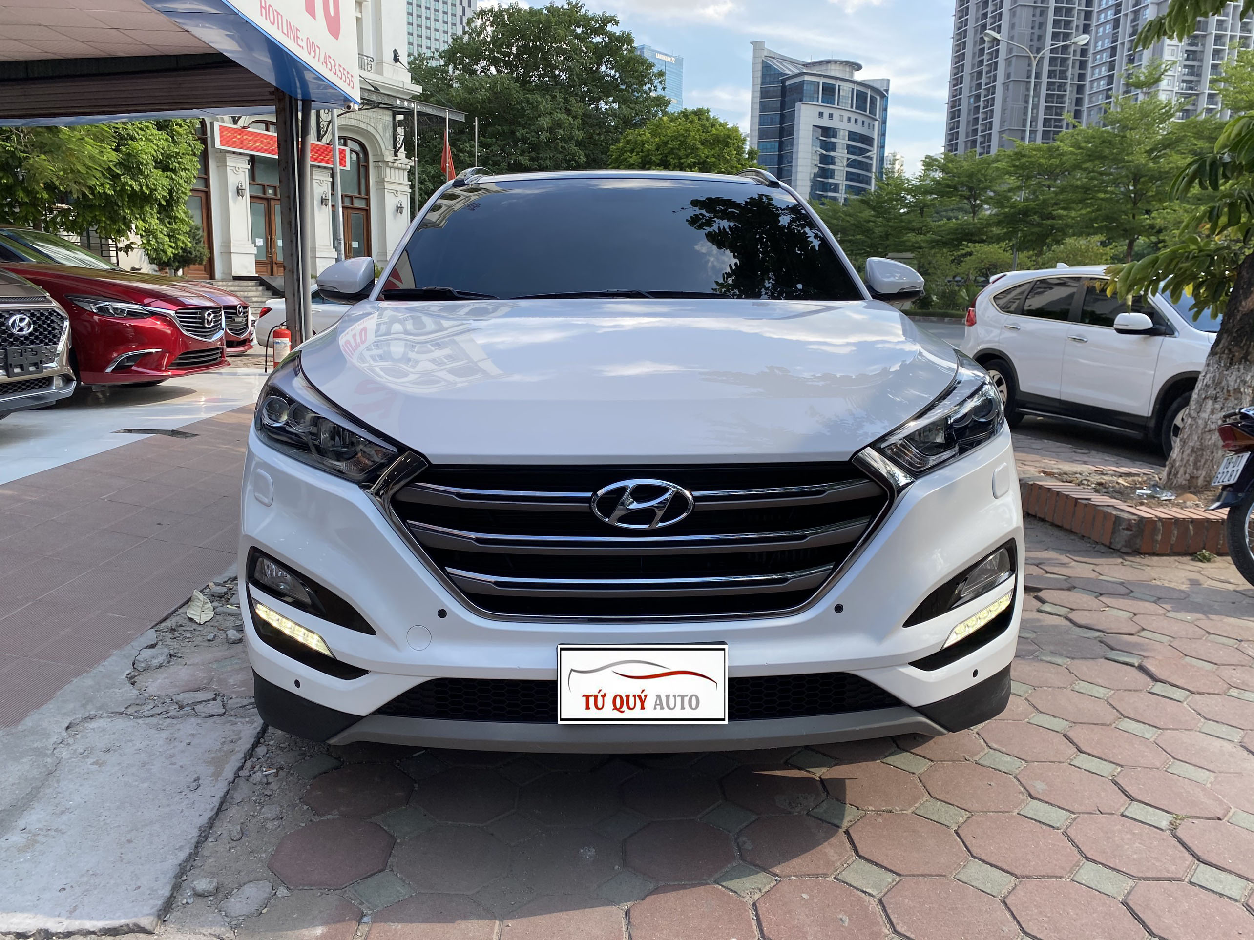 Xe Hyundai Tucson 1.6Turbo 2018 - Trắng