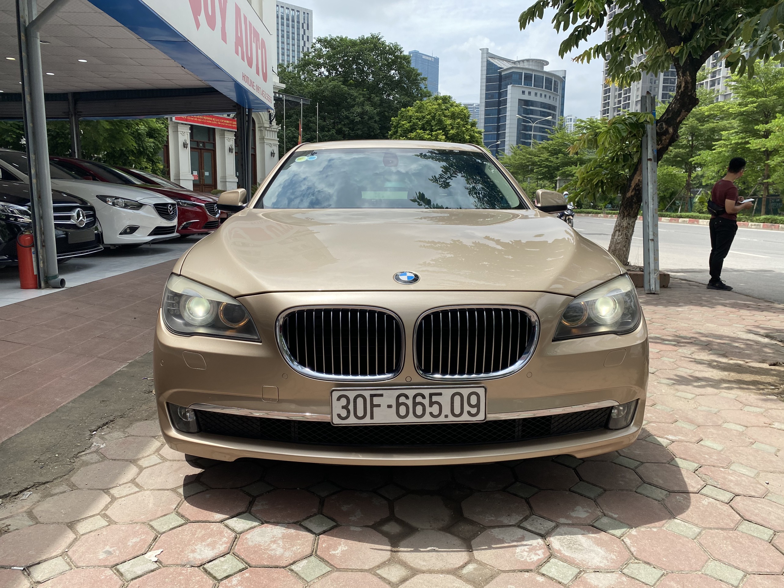 Xe BMW 7 Series 730Li 2010 - Vàng Cát