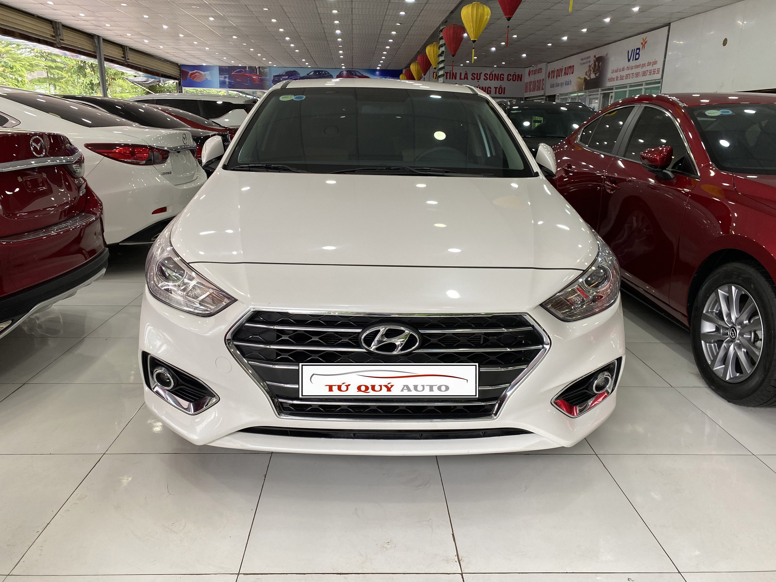 Xe Hyundai Accent 1.4AT 2019 - Trắng Tiêu Chuẩn