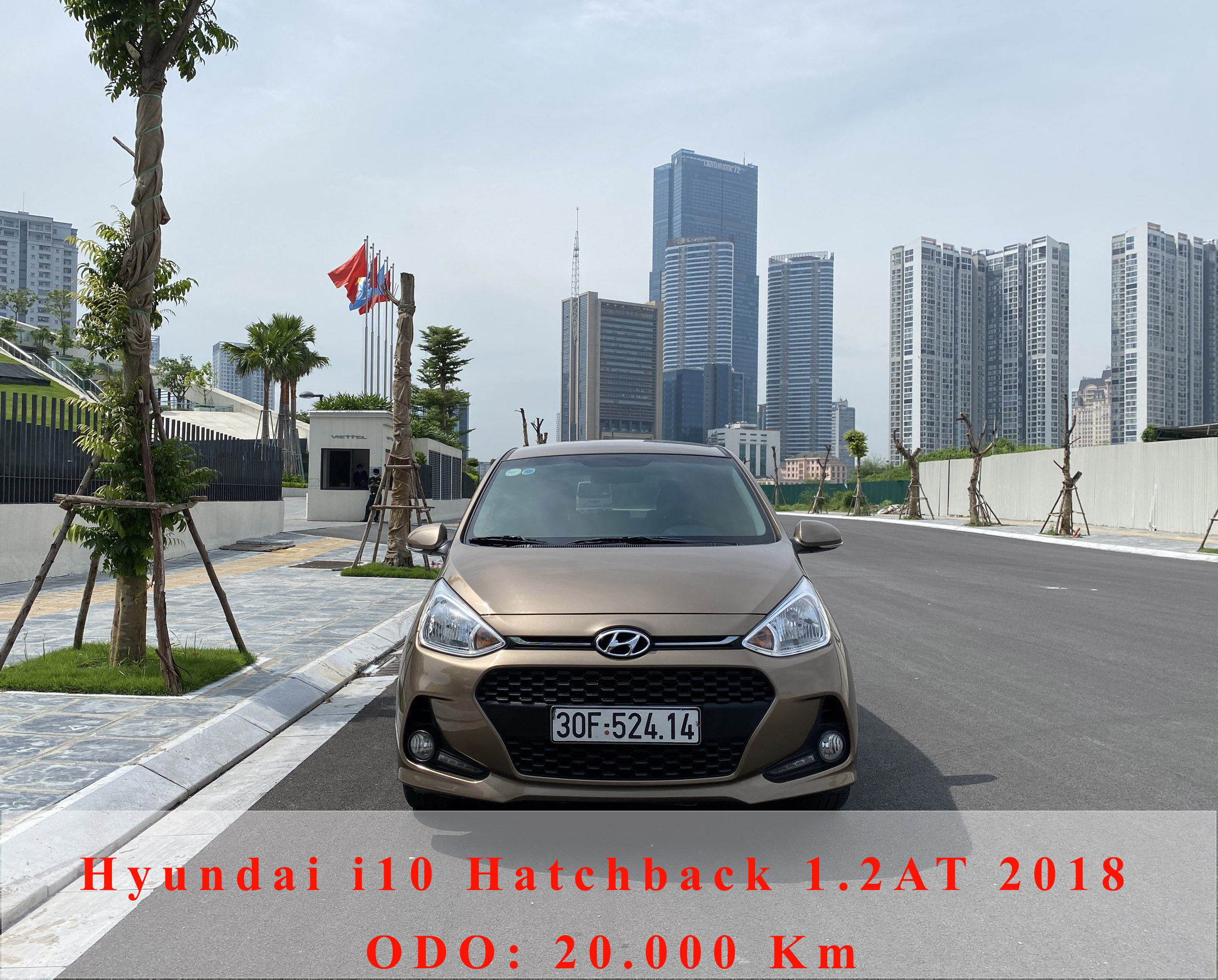 Xe Hyundai i10 1.2AT 2018 - Vàng Cát