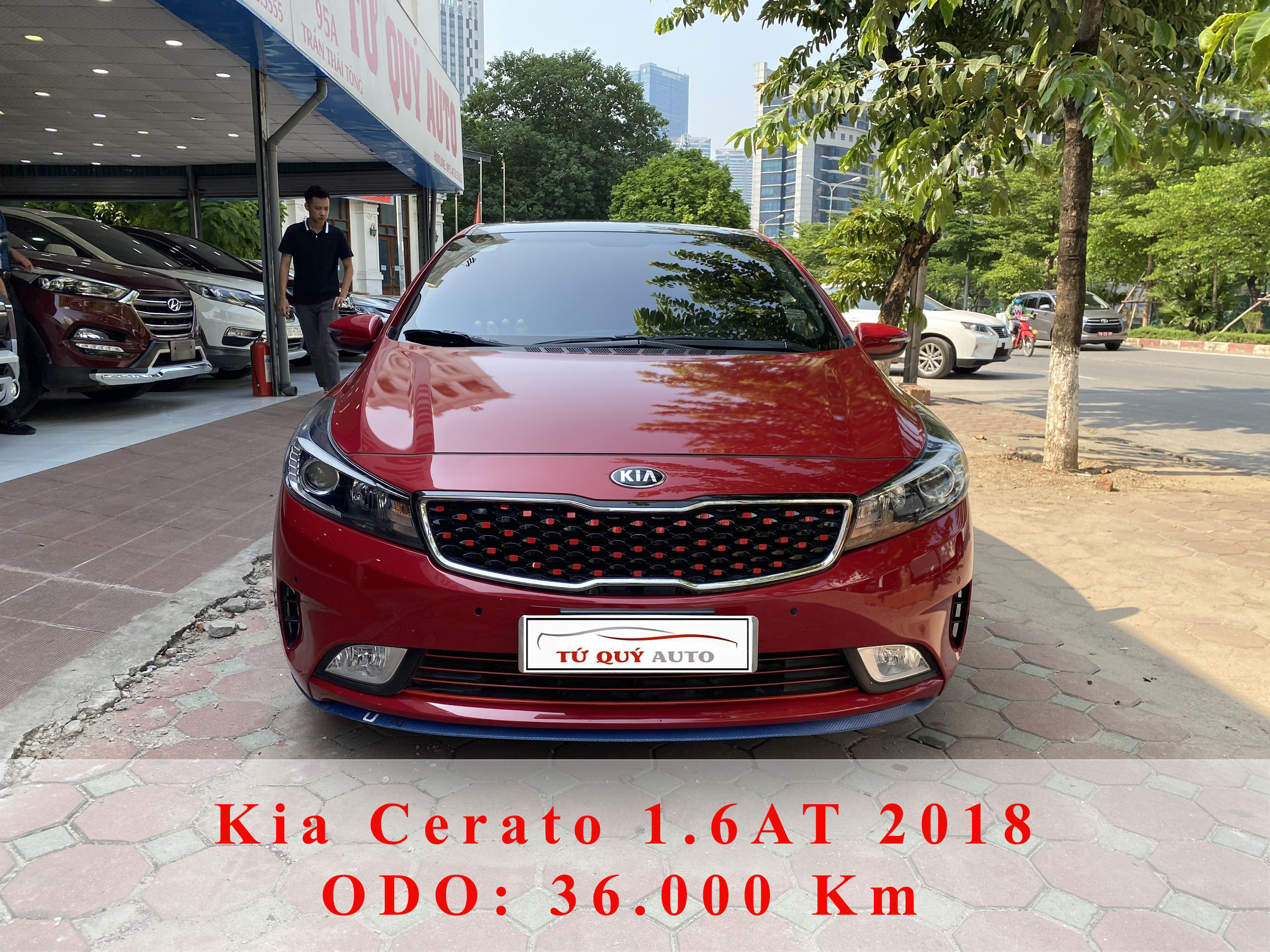 Xe Kia Cerato 1.6AT 2018 - Đỏ