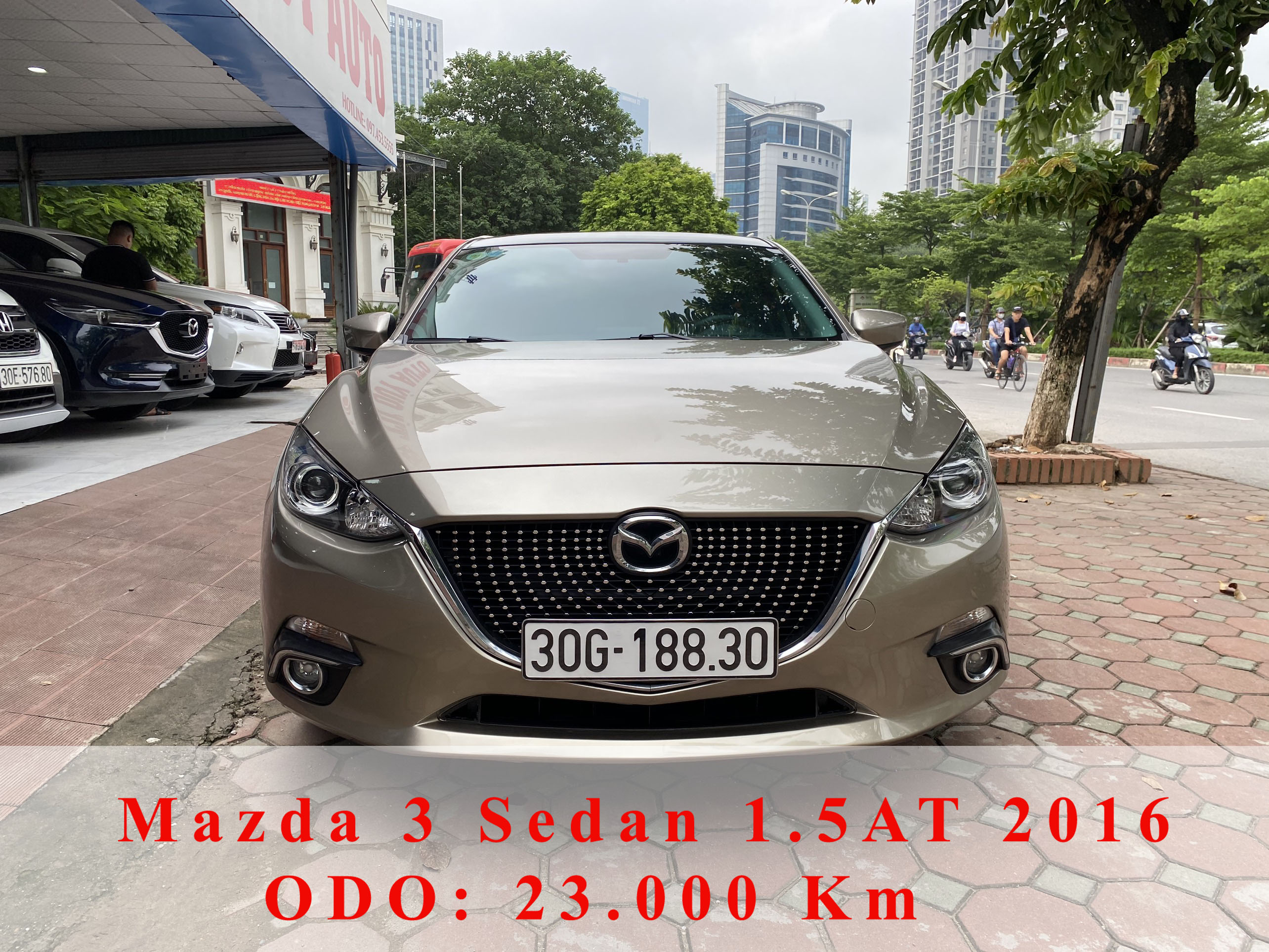 Xe Mazda 3 Sedan 1.5AT 2016 - Vàng Cát