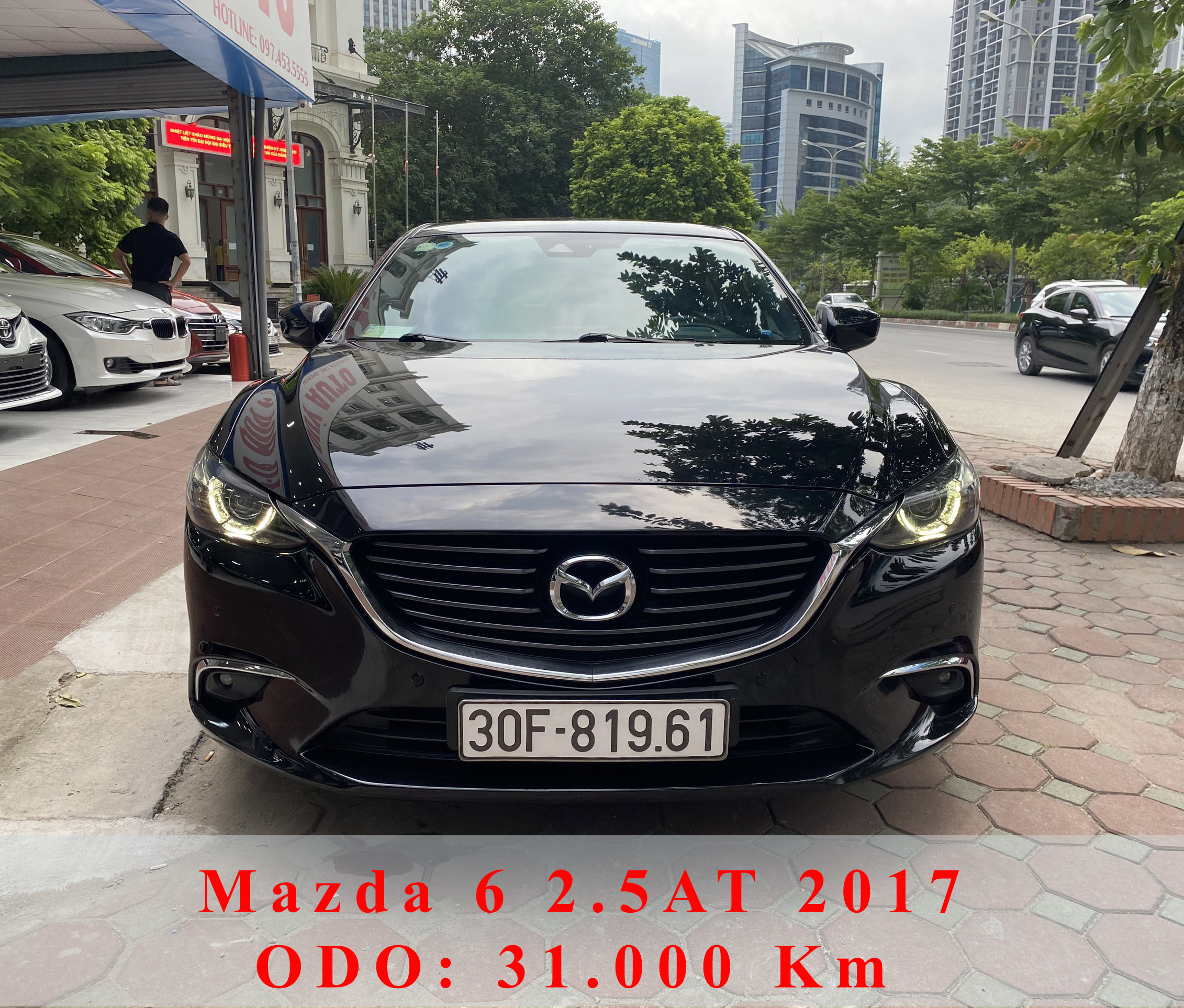 Xe Mazda 6 Premium 2.5AT 2017 - Đen