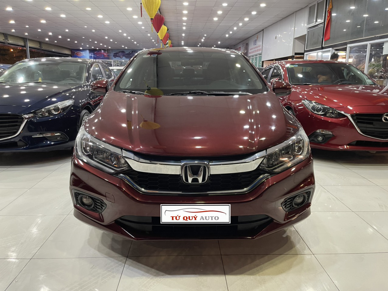 Xe Honda City 1.5CVT 2018 - Đỏ Mận