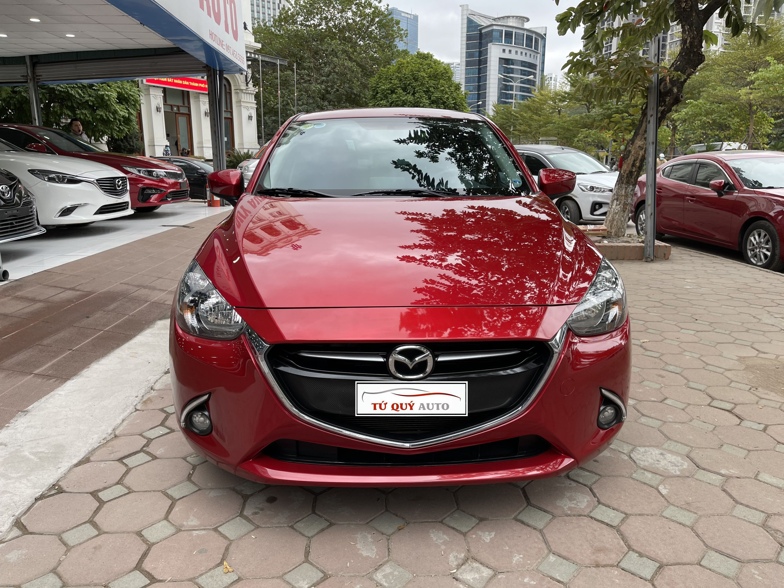 Xe Mazda 2 Sedan 1.5AT 2016 - Đỏ